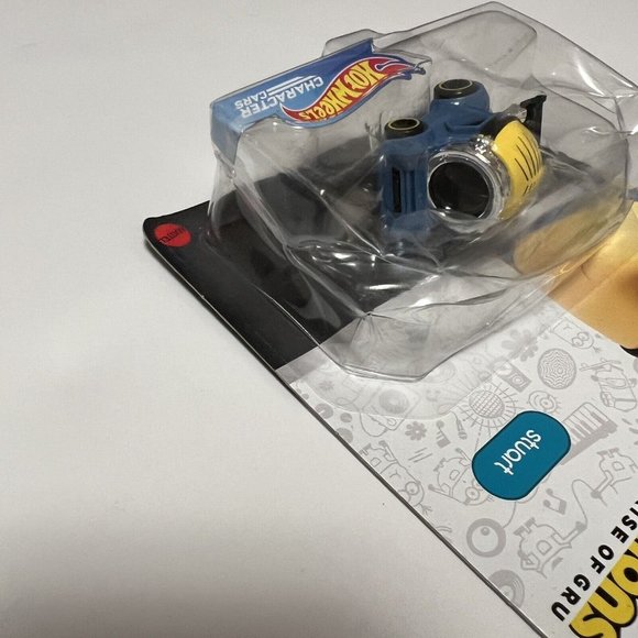 Hot Wheels Minions The Rise of Gru Character Car Stuart 1/6 NEW - Picture 5 of 5